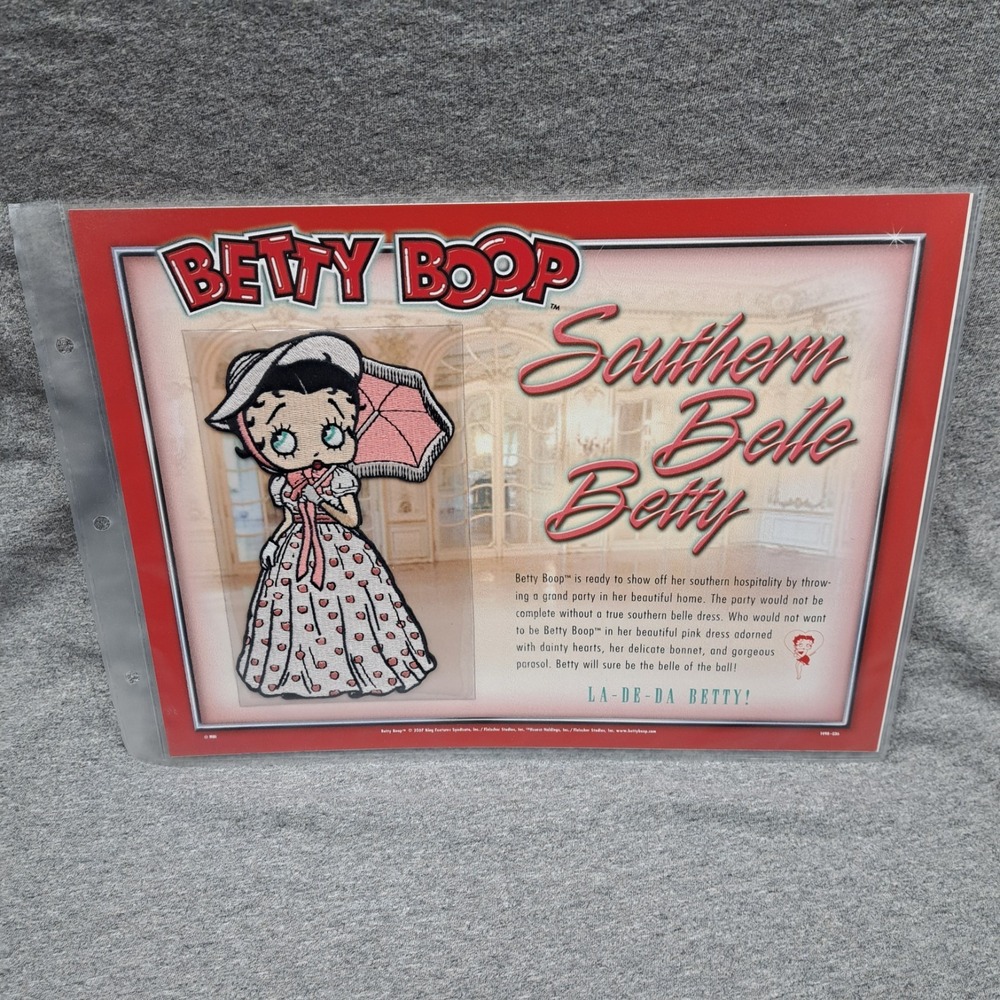 Betty Boop Patch Southern Belle Betty Clothing Patch Collectible Vintage Georgia